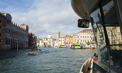 On the vaporetto, Grand Canal