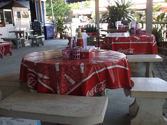 Nappes Coca-Cola tablecloth