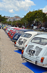 Fiat 500 - Kultauto aus Italien, in Funchal auf Madeira