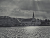 and radiance falls on Reykjavik