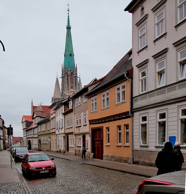 Holzstraße mit Marienkirche
