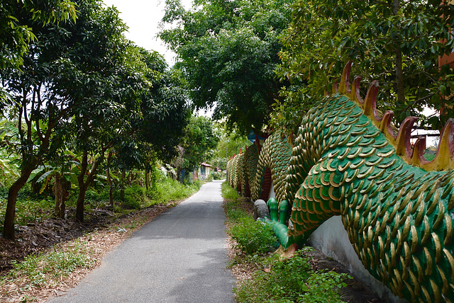 Dragon temple fence, Malaysia