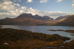 Looking back at Beinn Alligin