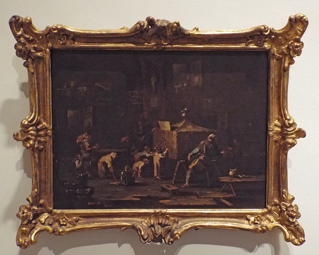 Peep Show in an Inn by Alessandro Magnasco in the Virginia Museum of Fine Arts, June 2018