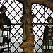 dorchester abbey church, oxon one of the three kings /magi on the mid c14 north chancel jesse window c.1340 (91)