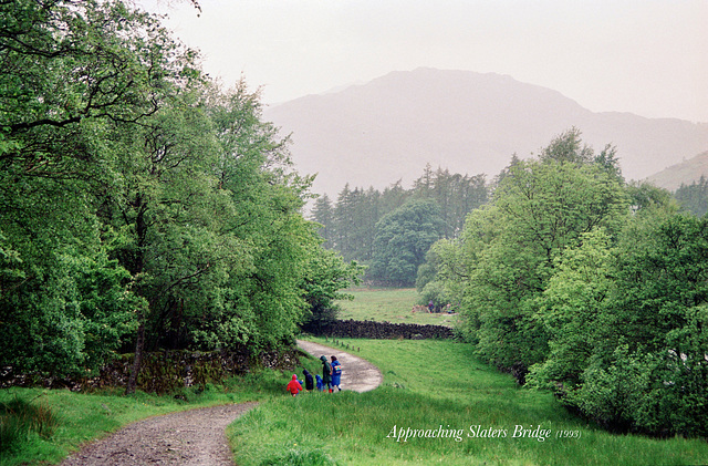 Approaching Slaters Bridge (Scan from 1993)