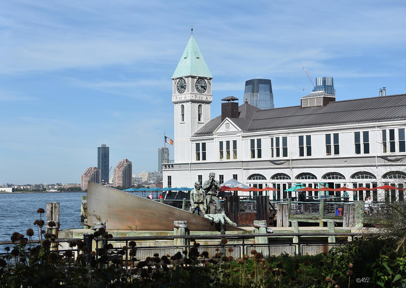 Der Zaun in Ellis Island