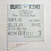 Ticket for The Third Man in the Burg-Kino