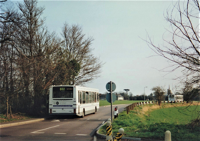 Universitybus P664 PNM and P668 PNM at Wall Hall UH Campus – 21 Mar 1997 (349-7A)