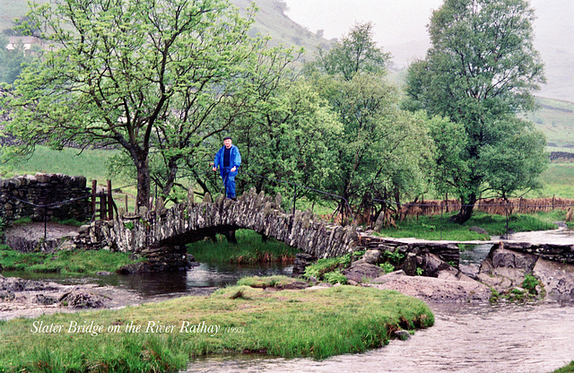 Slaters Bridge on the River Rathay (Scan from 1993)