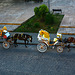 Mexico, Horse-Drawn Carriages in the City of Izamal