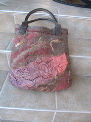 felt handbag