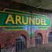 Under the railway bridge