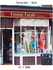 Femme Fatale, Tenterden Kent 21 7 2006 Femme Fatale, Tenterden Kent 21 7 2006