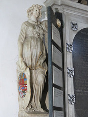 swavesey church, cambs  (22) c17 tomb by nicholas stone for anne kempe, lady cutts +1631