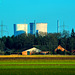 Ballon über dem Emsland bei Lingen