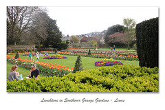 Lunchtime in Southover Grange Gardens - Lewes - 16.4.2015