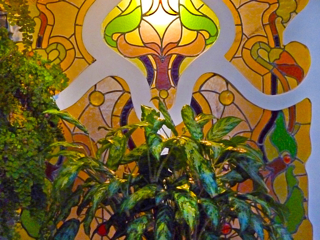 Wall decoration at La Rosa Nautica - Miraflores