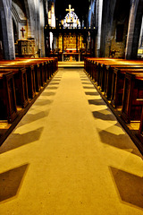 Looking towards the High Altar and Screen.