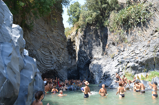 Gole Alcantara Canyon Beach