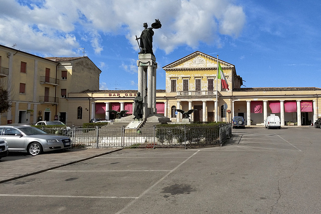 Bozzolo (Mantova) - Europa Square and Odeon Theater