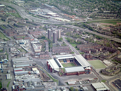Ibrox Stadium from the air - 1 May 1993
