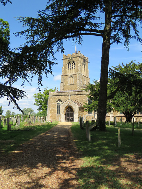 swavesey church, cambs  (24) c13 tower with c14 top