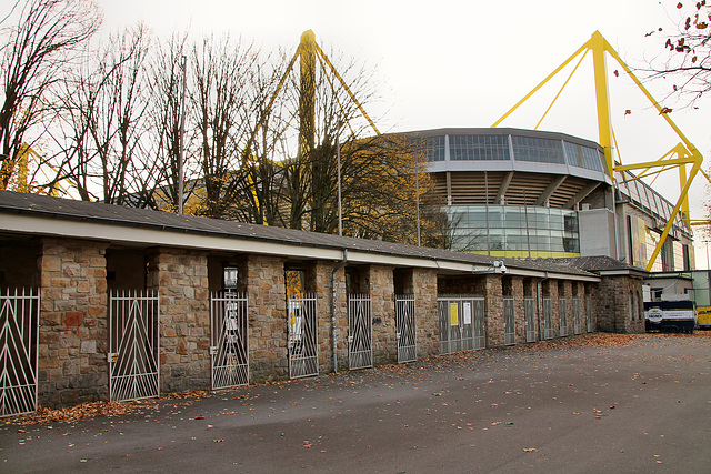 Stadion "Rote Erde", Eingang (Dortmund-Innenstadt-West) / 8.11.2020