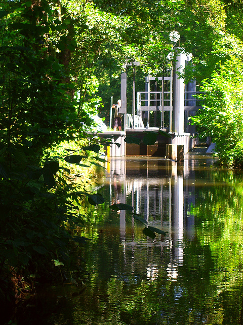 Schleuse im Spreewald