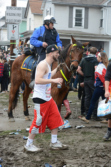 Wonder if he knows his pants are coming off