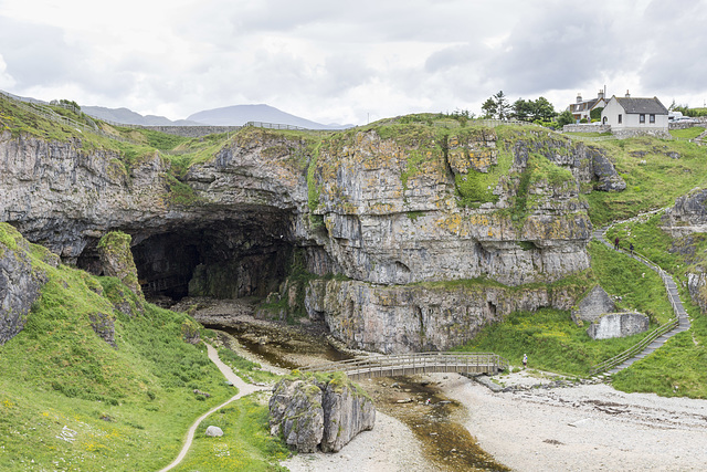 Smoo Cave from above