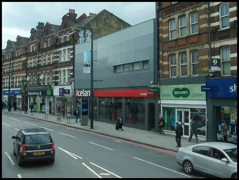 Iceland eyesore at Streatham