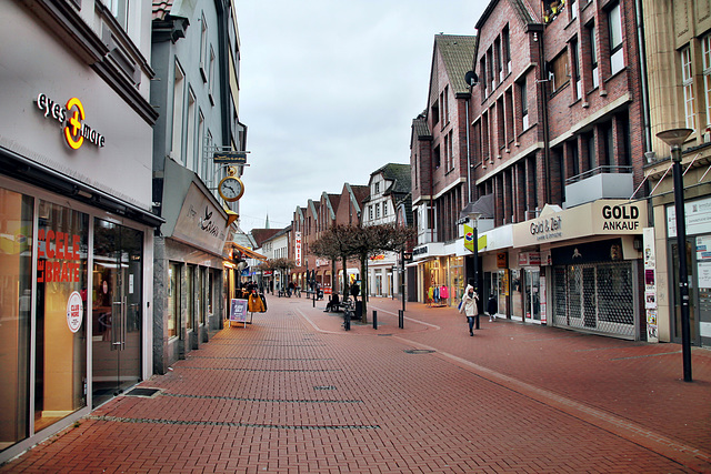 Lange Straße, Fußgängerzone (Lünen) / 4.03.2023