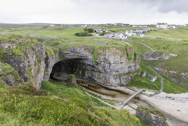 Smoo Cave from above (2)