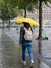 Yellow umbrella