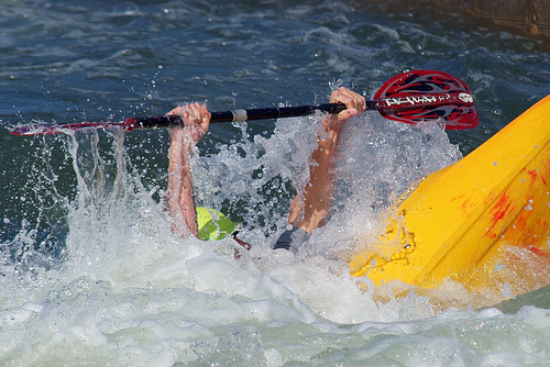 Wenn einem das Wasser bis zum Hals steht ...