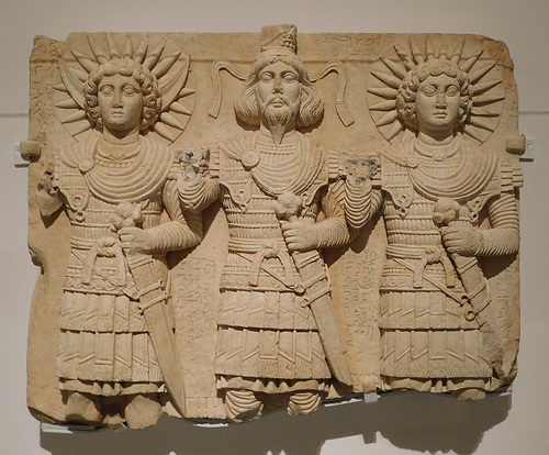 Relief with 3 Palmyrene Gods in the Metropolitan Museum of Art, June 2019