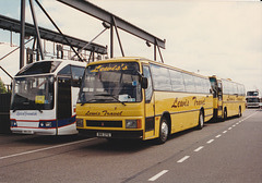 Two different Lewis's! : Lewis (Greenwich) 868 CXV and Lewis (Suffolk) B116 DTG at RAF Mildenhall – 24 May 1997 (356-9A)