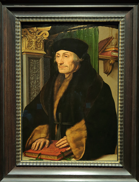 Portrait of Erasmus of Rotterdam - Hans Holbein the Younger