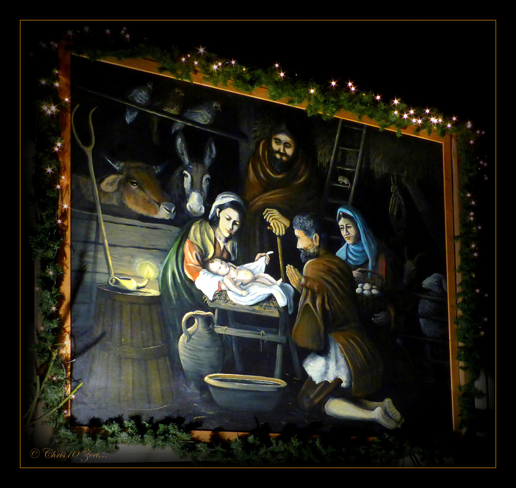 Nativity in Baarn, the Netherlands...