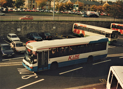 K-Line Optare Delta in Huddersfield - 12 Oct 1995 (291-24)