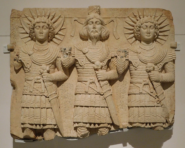 Relief with 3 Palmyrene Gods in the Metropolitan Museum of Art, March 2019