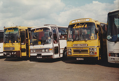Lewis Travel (Suffolk) vehicles at RAF Mildenhall – 25 May 1996 (314-04)