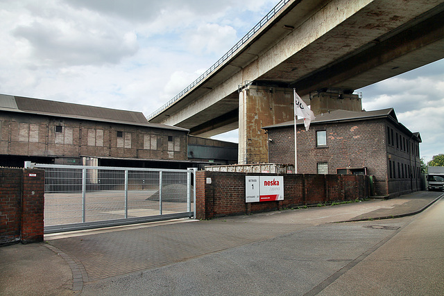 Kiffward, Berliner Brücke der A59 (Duisburg-Ruhrort) / 22.07.2023