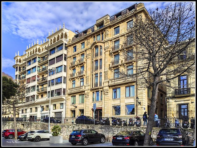 Sobre el puerto de Donostia  -   HFF