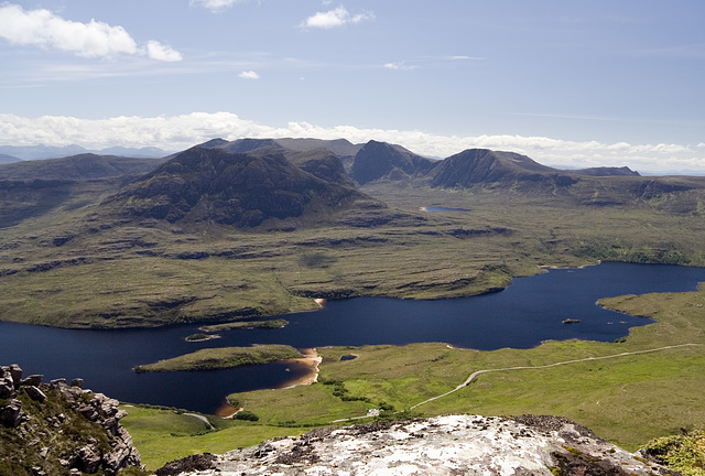 Beinn Mhòr Coigich viewed from Stac Pollaidh