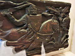 saffron walden museum, knight on an early c14 chest