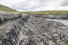 Geodha Smoo limestone platform with chert bands