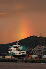 Rainbow at sunset - Burnie