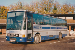 Cambridge Coach Services D848 KVE at Huntingdon - 4 Nov 1990